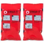 SWAT-T Tourniquet Black 2 Pack, Emergency Equipment for Massive Hemorrhage Control, Made in The USA