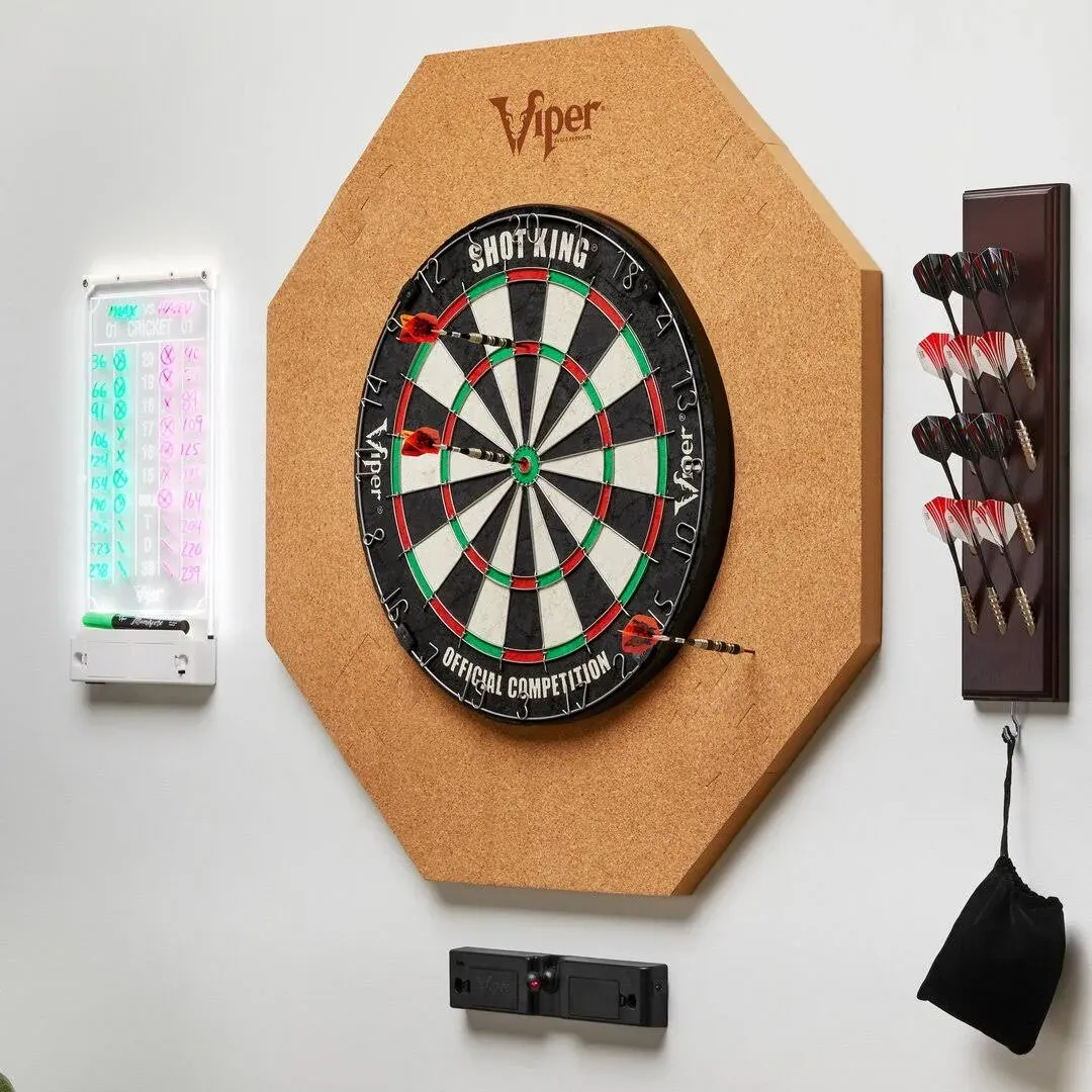 Viper 41-0616-99 Octagonal Wall Defender Dartboard Surround Cork