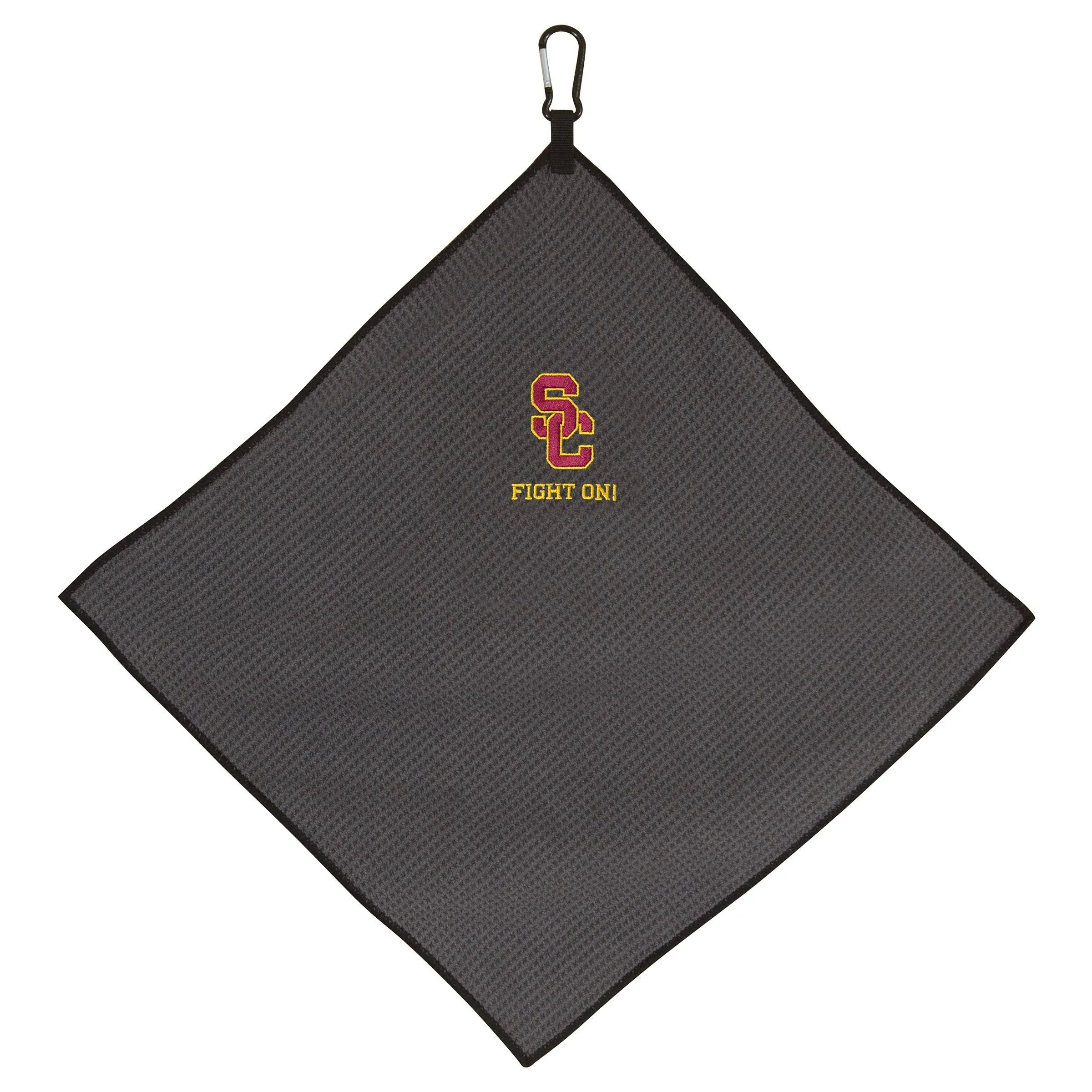 Team Effort Collegiate 15" x 15" Grey Microfiber Towel