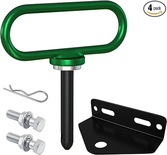 Towing Hitch Set Universal Heavy Duty Zero Turn Mower Trailer Strong Magnetic