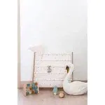 terrazzo cream recycled fabric book rack