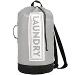 Light Grey Laundry Backpack Large Heavy Duty Laundry Bag for College Students...