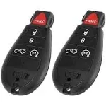 x AUTOHAUX 2pcs Replacement Keyless Entry Remote Car Key Fob 433Mhz for Dodge Dart 13-16 at MechanicSurplus.com