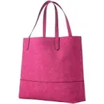 NWT K. Carroll Accessories Taylor Oversized Suede Tote Fushia Pink