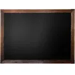 Loddie Doddie 46x34.5 Rustic Frame Magnetic Chalkboard Brown