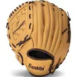 Franklin Sports Field Master Baseball + Softball Glove - Adult + Youth Mitt - 12.5 inch Lefty, Size: One Size