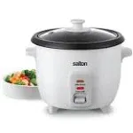 Salton Automatic 6-Cup Rice Cooker - White