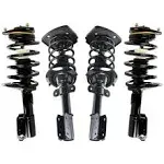 Autoshack Front & Rear Complete Struts and Coil Springs Set of 4 Replacement for 2004 2005 2006 2007 Pontiac Grand Prix 3.8L 5.3L V6 V8 FWD Cst40012