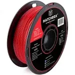 HATCHBOX PETG 3D Printer Filament, Dimensional Accuracy +/- 0.03 mm, 1 kg Spool, 1.75 mm, Red