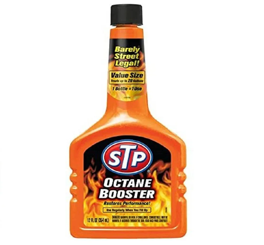 STP, Octane Booster, Fuel Intake System Cleaner, Treats up to 28 Gallons, 6 Pack