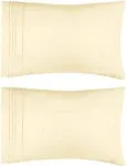 2 Pillowcase Set New Colors Queen / Off White