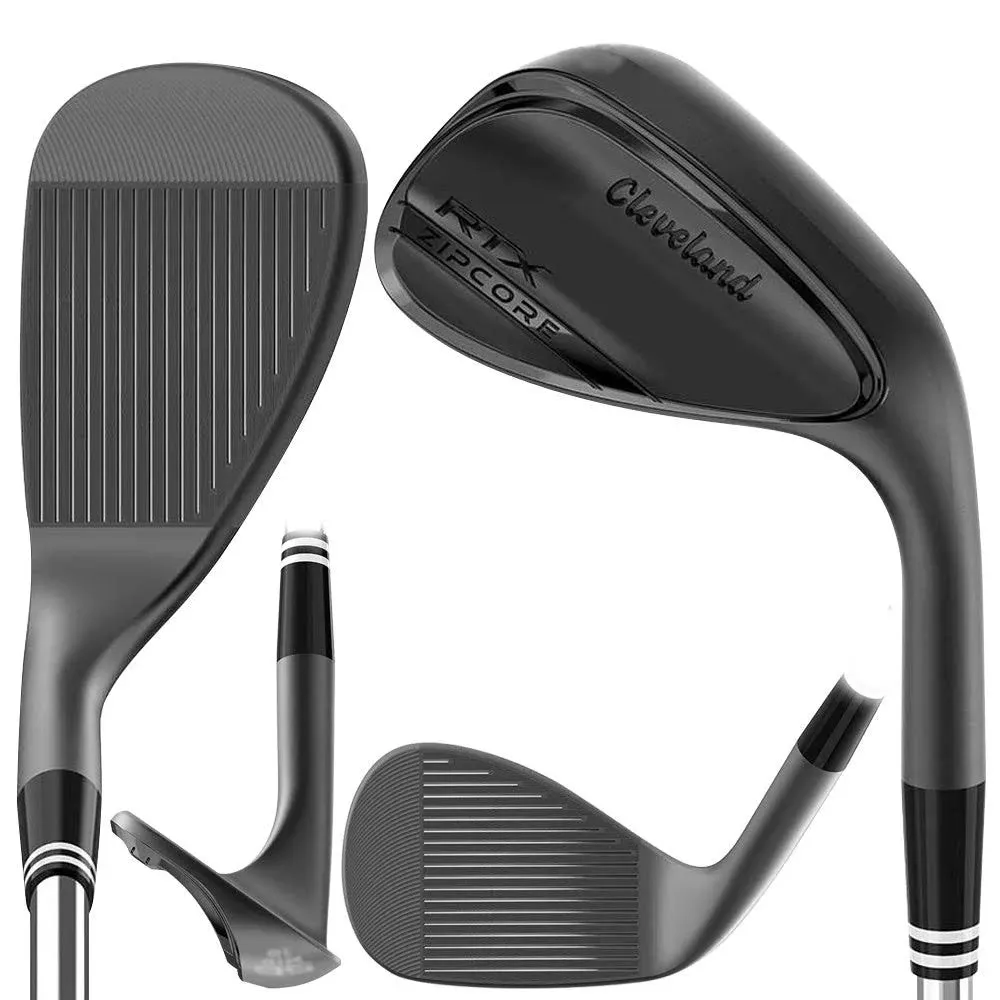 Cleveland RTX 6 ZipCore Black Satin Mid Wedge | Golf Avenue