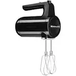 KitchenAid - Cordless 7 Speed Hand Mixer - Onyx Black