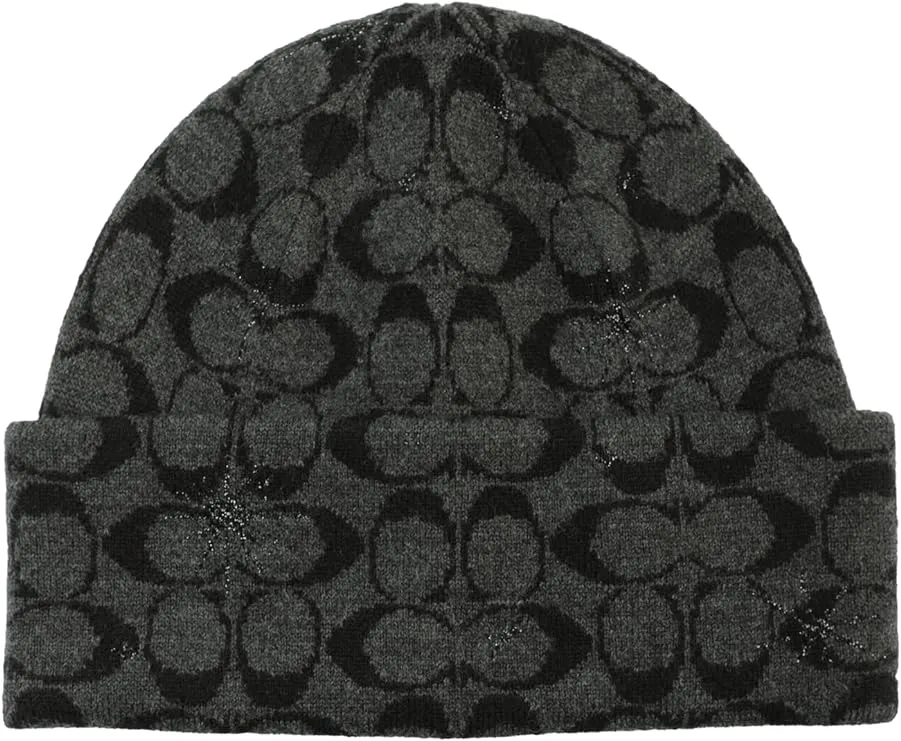 Coach Signature C Star Beanie - Black