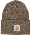 Carhartt Acrylic Watch Hat for Mens Dark Brown/Sandstone - One Size Fits All 