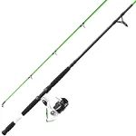 Zebco Bite Alert Spinning Reel and Fishing Rod 2-Piece Combo, Extended EVA Ha OH