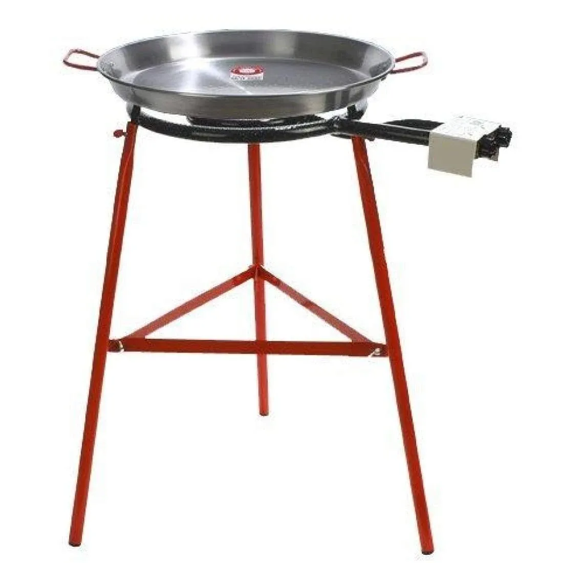 Garcima Tabarca Paella Pan Set with Burner, Outdoor Pan and Reinforced Legs