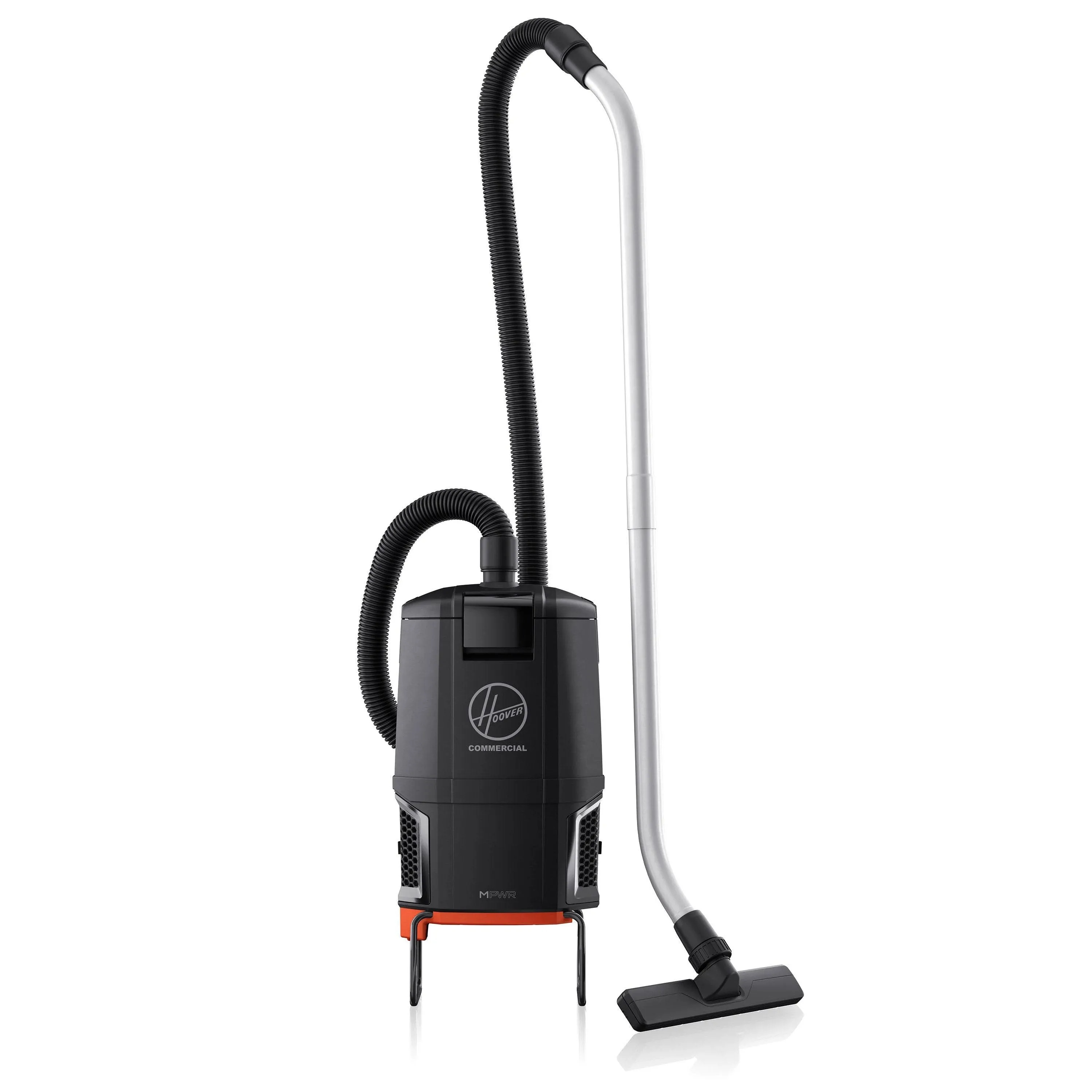 Hoover HVRPWR 40V Cordless Backpack Vacuum, 6 qt Tank Capacity, Black/Red