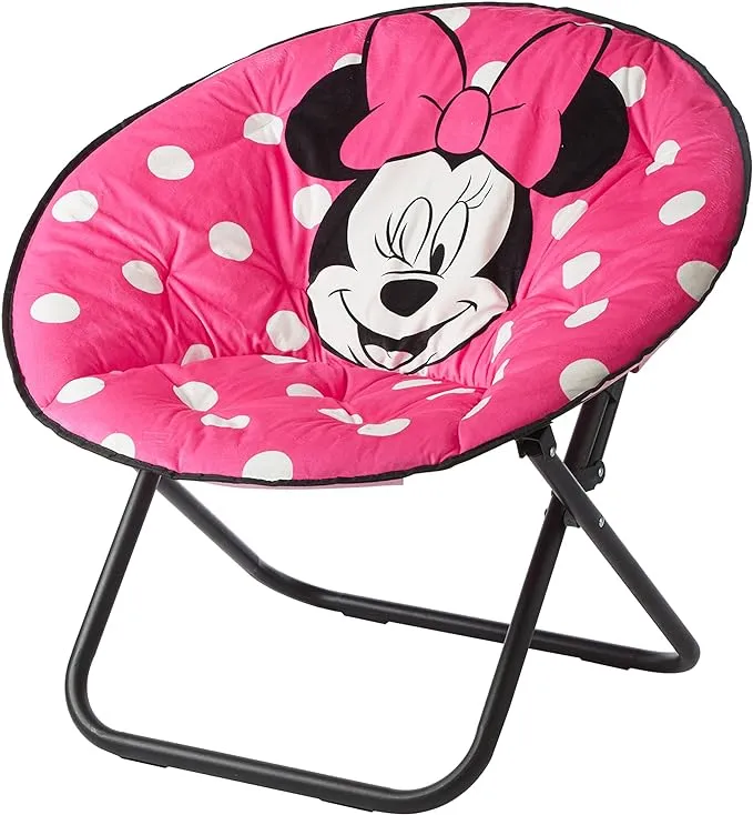 Disney Minnie Mouse 30" Oversized Collapsible Saucer Chair