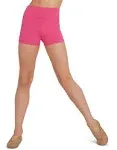 Capezio Hot Pink High Waisted Short - Girls Large