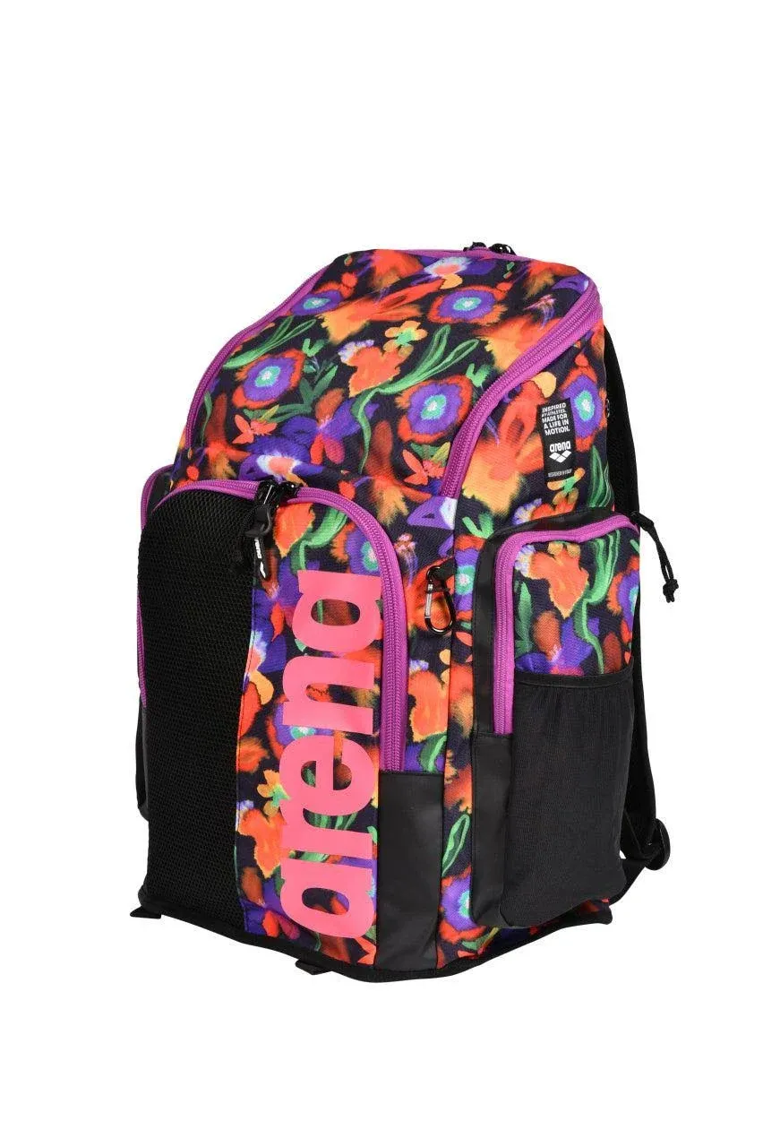 Arena Spiky III 45 Allover Backpack - Flora - Swimoutlet.com