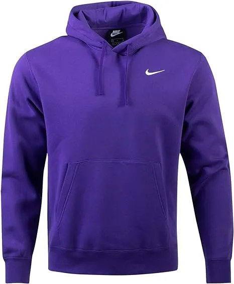 Nike Men's Team Club Pullover Hoodie L / TM Purple/White