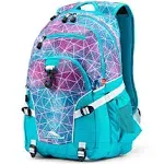 High Sierra Loop Backpack Sequin facets/bluebird/white