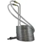 Coldbreak 50SS Knockout 50 Immersion Wort Chiller, Homebrew Batch 5-9 Gallon, Stainless Steel