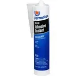 Permatex Adhesive Sealant, Silicone RTV, Black - 12.9 oz