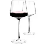 LUXBE - Crystal Wine Glasses 20.5-ounce, Set of 4 - Red or White Wine Large Glasses - Pinot Noir - Burgundy - Bordeaux - 600ml