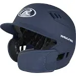 Rawlings R16 Reverse Matte Junior Batting Helmet in Navy