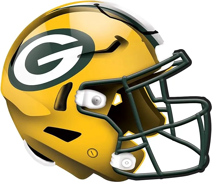 Fan Creations NFL Green Bay Packers Unisex Green Bay Packers Authentic Helmet, Team Color, 12 inch