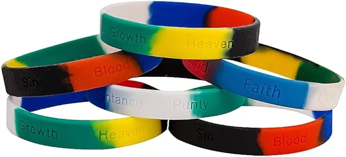 Colors of Salvation Silicone Bracelet