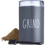 Rae Dunn Electric Coffee Grinder, Perfect Grinder for Coffee, French Press, Espresso, and Drip Coffee, Grinders for Spices, Seed