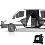 Vivre dans une fourgonnette bulle, moustiquaire, pour toit standard, Mercedes Sprinter et Ford Transit et toit haut, RAM, Promaster, porte latérale de taille universelle, moustiquaire, fermeture magnétique centrale