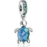 Pandora Murano Glass Sea Turtle Dangle Charm