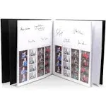 Photo Booth Album, slide in pages for 2x6 inch pictures, Black Photo booth album white pages photo booth scrapbook