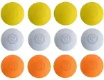 Signature Lacrosse Ball Set - Packs of 2, 4, 8, 12, and 120 - No Chemical Smell Massage Balls, Myofascial Release Tools, Back Roller, Muscle Knot Remo