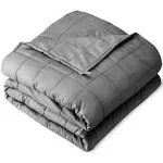 Bare Home Weighted Sensory Blanket - 40"x60" - 10lbs - Minky Fleece Black