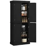 HOMCOM 72" Kitchen Pantry Storage Cabinet