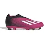 Adidas x Speedportal+ FG Youth - Pink/White/Black - Size 5.5