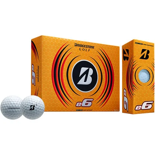 Bridgestone E6 Golf Balls - White