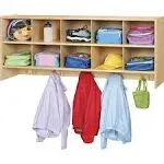 Young Time 10 Section Wall Mount Coat Locker