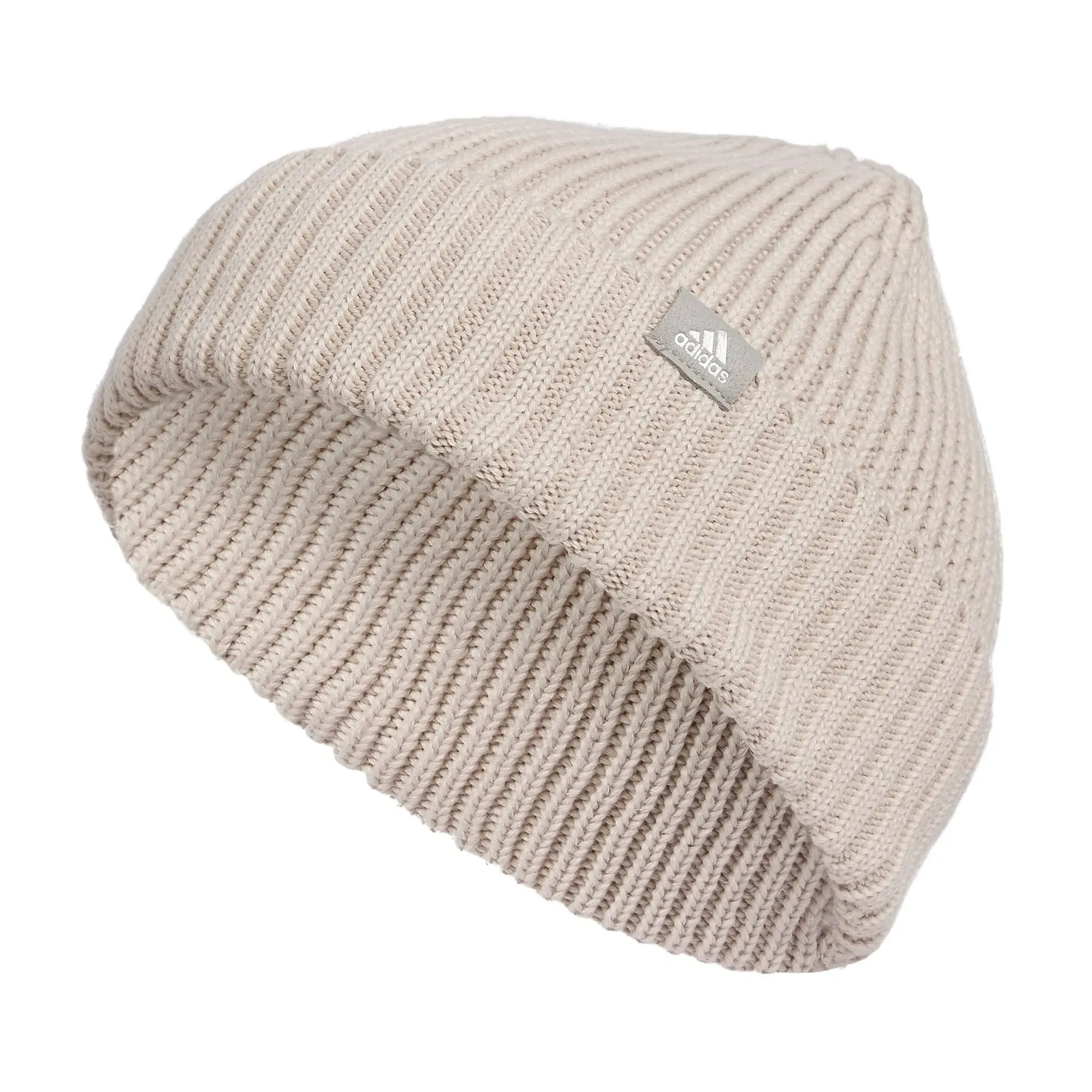 Adidas Ribbed Cuff Knit Beanie Hat Women&#039;s Fit