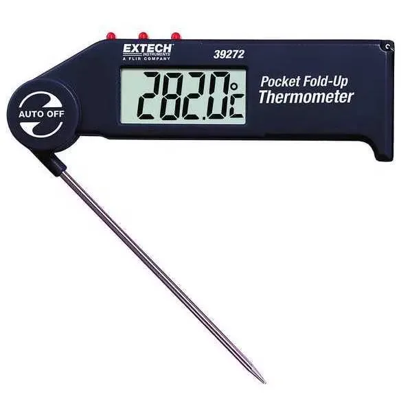 4-1/2" Stem Digital Pocket Thermometer, -58 Degrees to 572 Degrees F