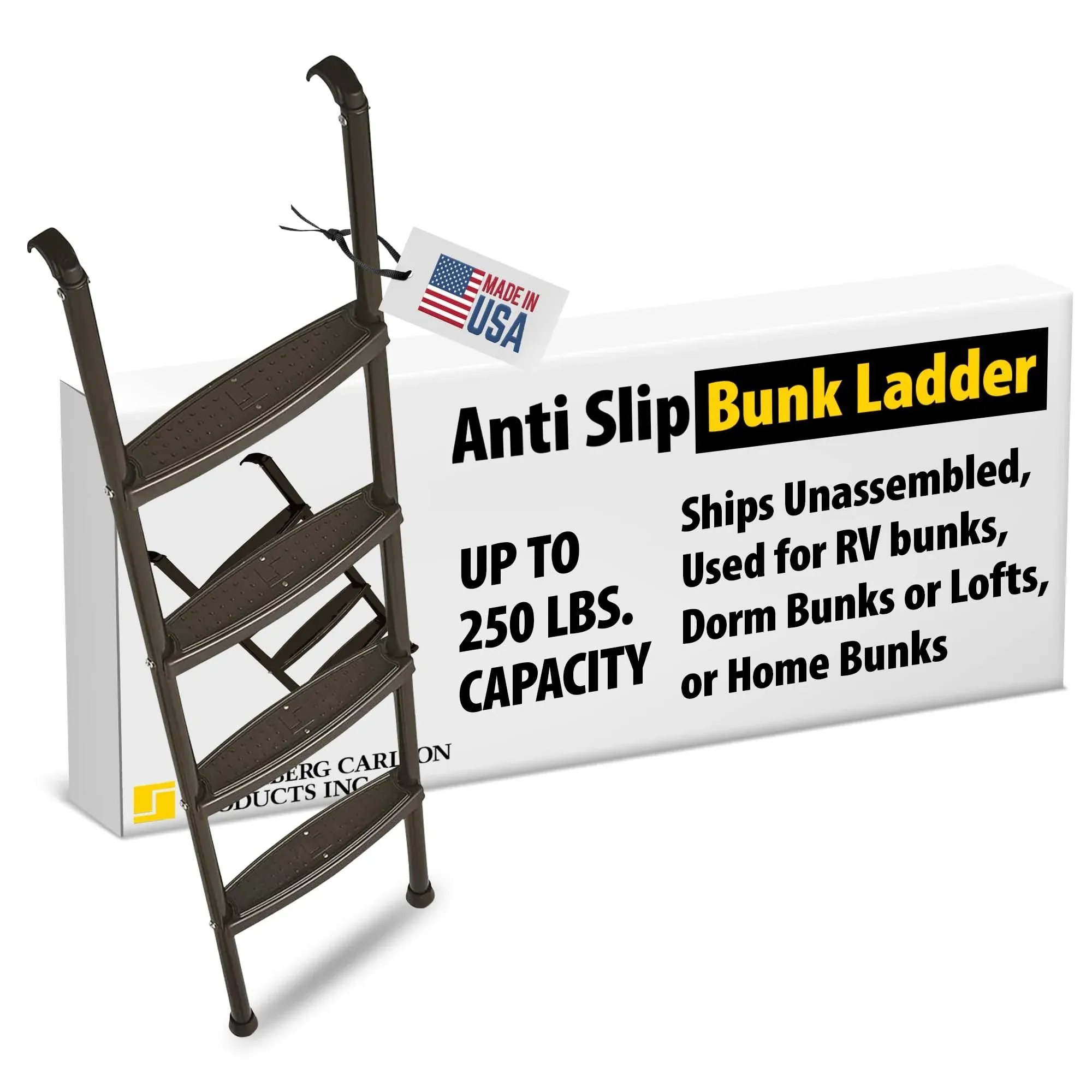 Stromberg Carlson LA-2021460B Interior Bunk Ladder - 60&#034;, Black