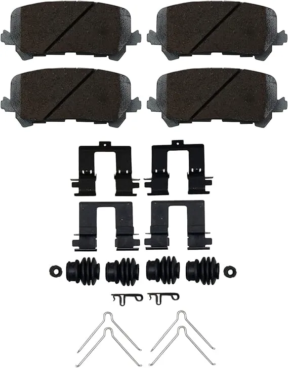 Beck Arnley® 085-7006 - TRUE Friction™ Semi-Metallic Rear Disc Brake Pads