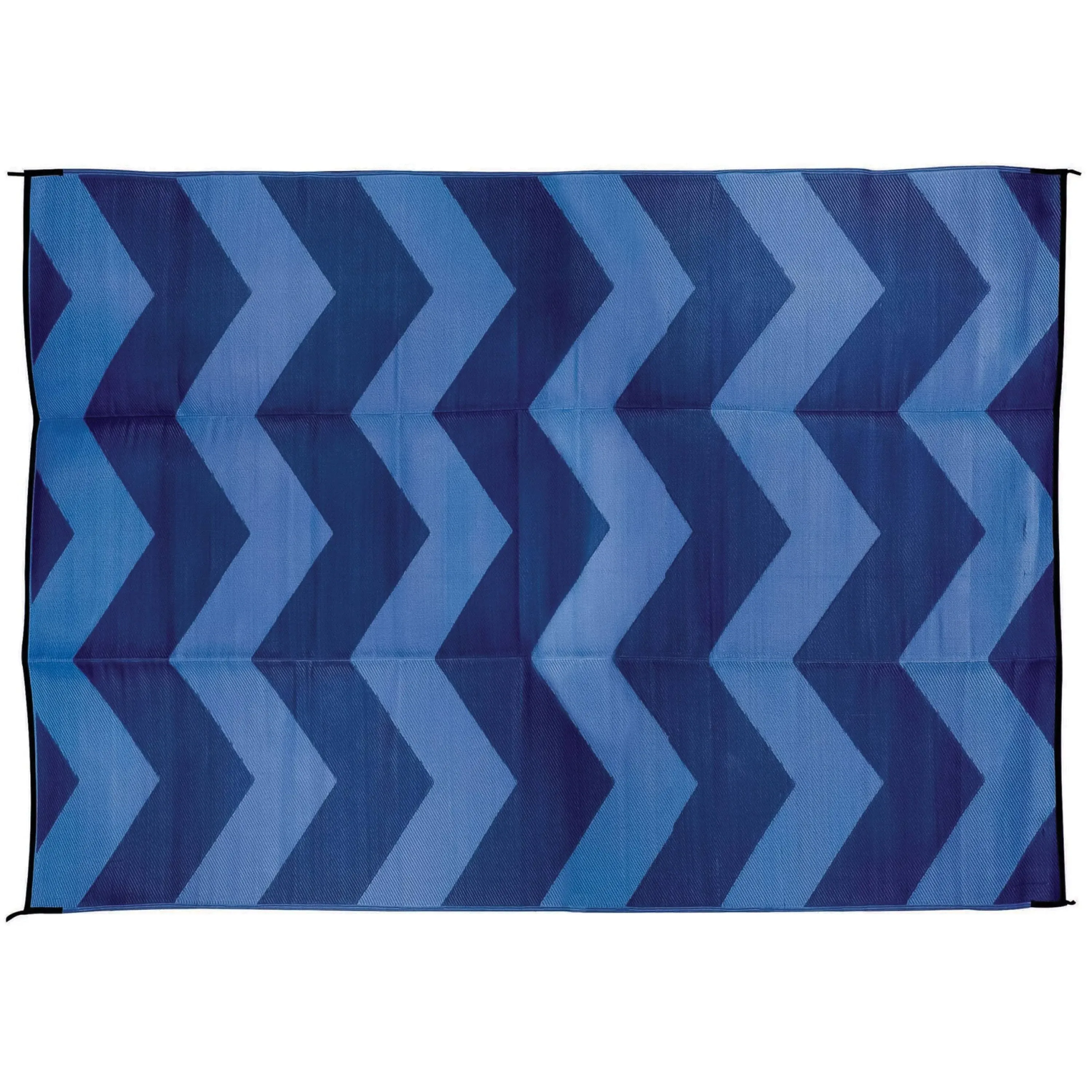 Camco Outdoor Mat Chevron Blue 42858