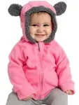 Cuddle Club Kids Fleece Sweatshirt Jacket - Baby Boy & Girl Sweater Outerwear Coat Toddler Full Zip Hoodie for Children