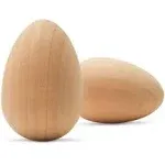 Woodpeckers Crafts, DIY Unfinished Wood 1-5/8 Egg, Pack of 50